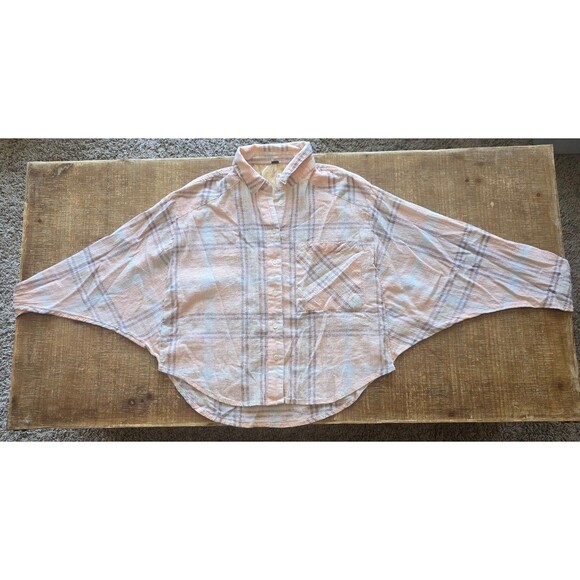 Free People cropped button up top women's size XS - Picture 10 of 10
